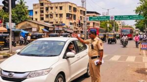 कल्याणमध्ये वाहतूक पोलिसांवर पुन्हा हल्ला नांदिवलीतील चौथी घटना, सुरक्षा प्रश्न ऐरणीवर