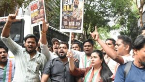 NEET पेपरफुटीवरून मुंबई युवक काँग्रेस आक्रमक CET सेल कार्यालयासमोर तीव्र आंदोलन