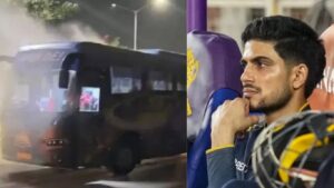 GT Team Bus Fire: गुजरात टायटन्सच्या बसला आग; फायनल पराभवानंतर मोठा अनर्थ टळला