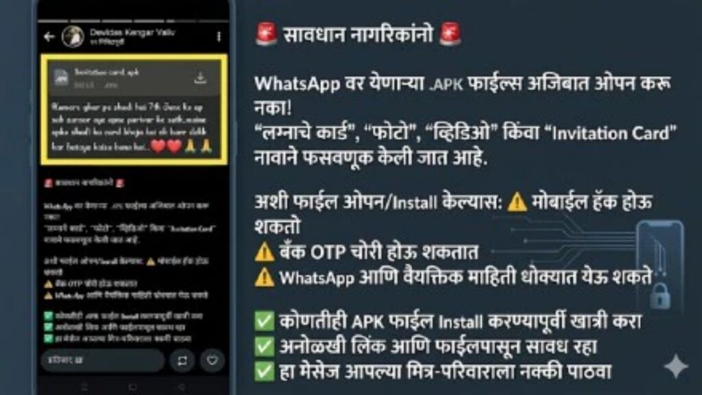 लग्नपत्रिकेच्या नावाखाली सायबर जाळे! राष्ट्रवादी महिला नेत्या अश्विनी गुरव यांचा मोबाईल हॅक