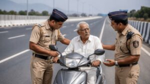 स्मृतीभ्रंशामुळे 82 वर्षीय आजोबा स्कुटीवरून थेट एक्सप्रेसवेवर पुणे पोलिसांच्या तत्परतेने 72 किमी दूर सापडले