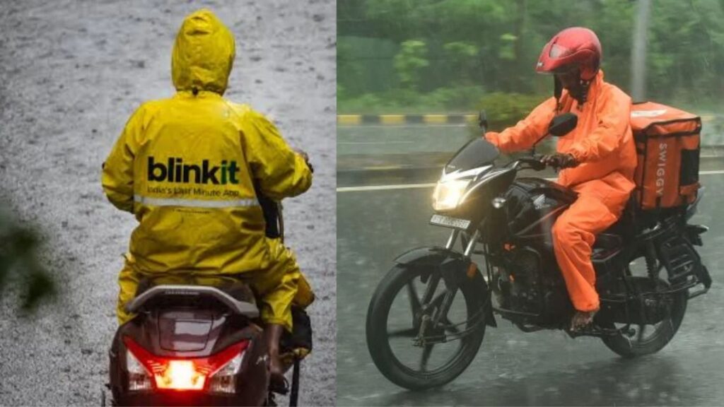 मुंबई पावसाचा डिलिव्हरी सेवांवर परिणाम फूड आणि क्विक कॉमर्स कंपन्यांचा मोठा निर्णय