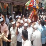 संत सोपानकाकांच्या पालखीचे नीरा नगरीत भव्य स्वागत १२६ दिंड्यांसह विठ्ठल नामाचा अखंड गजर
