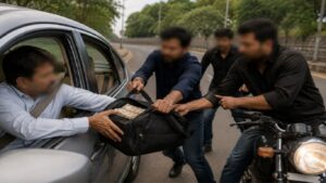 Pune Crime: नवले पुलाजवळ एक कोटींची रोकड लुटण्याचा प्रयत्न पोलिस असल्याची बतावणी करणारे तिघे अटकेत