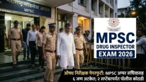 महाराष्ट्रात औषध निरीक्षक भरती पेपरफुटी प्रकरणी मोठी कारवाई अधिकारी आणि आरोपी रडारवर