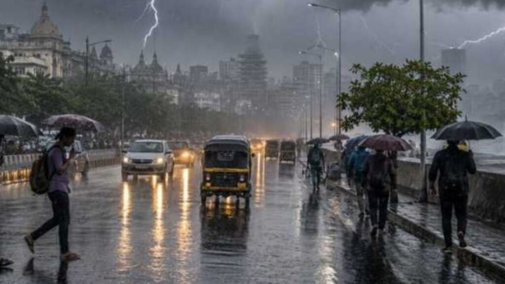 महाराष्ट्रात मान्सून पुन्हा सक्रिय मुंबई-ठाण्यासह राज्यात १७ ऑगस्टपर्यंत पावसाचा जोर