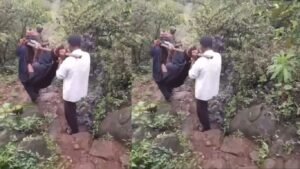 मावळात रस्त्यासाठी संघर्ष आजारी रुग्णाला झोळीतून नेण्याची वेळ