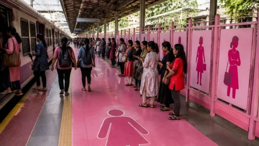 Mumbai Local News: महिलांसाठी ‘पिंक स्टॉपिंग पॉइंट’चा प्रस्ताव महिला डबा शोधणे होणार सोपे