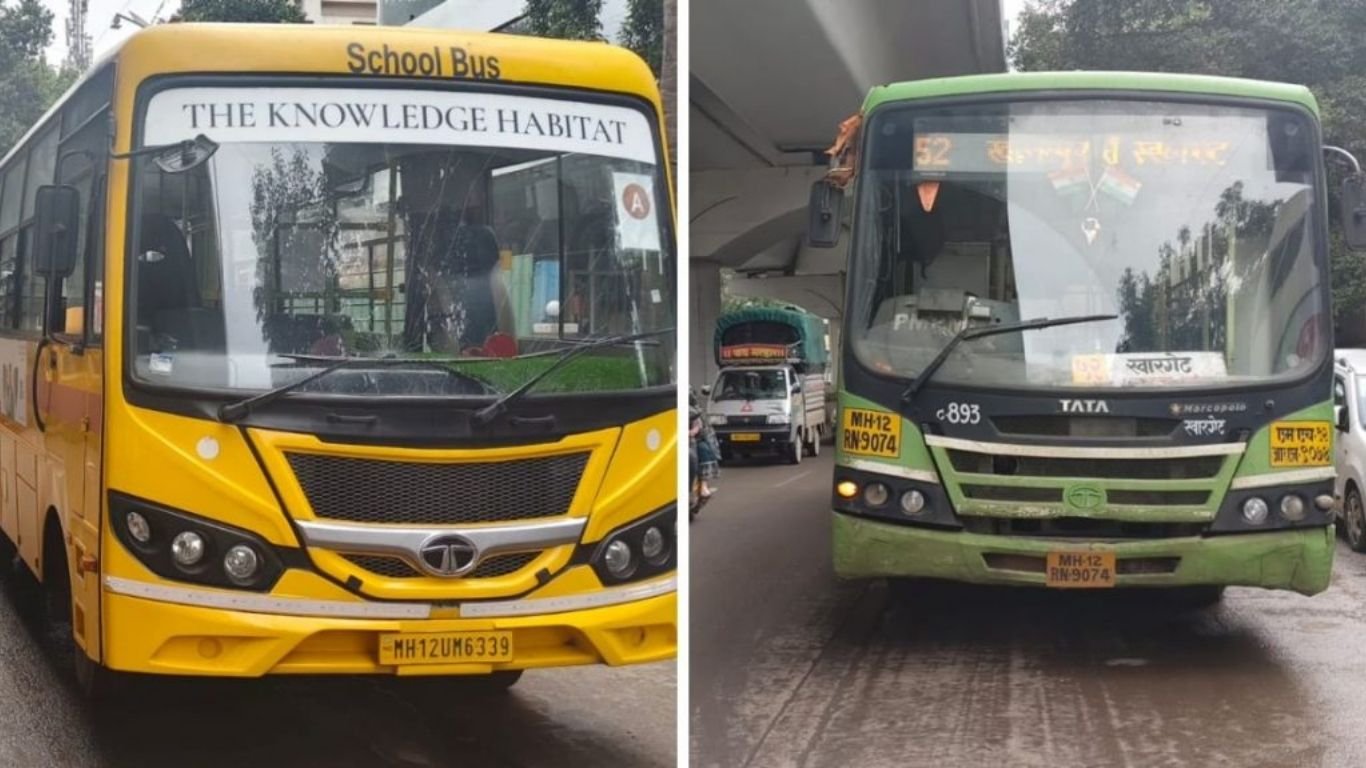 Pune Accident: सिंहगड रोडवर PMPML बसमधून पडून 25 वर्षीय तरुणीचा मृत्यू स्कूल बसच्या चाकाखाली आल्याने दुर्घटना