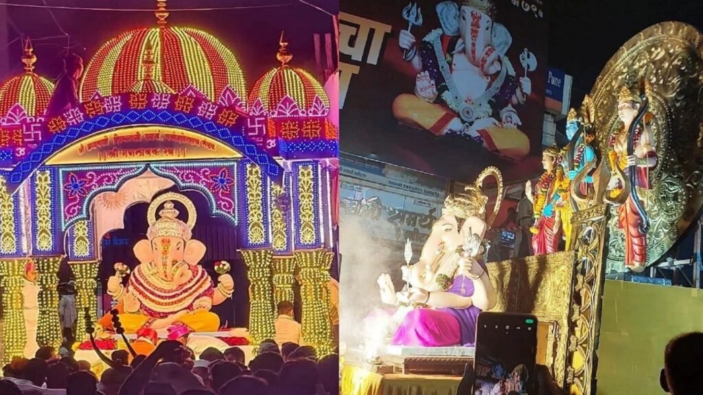 सासवडमध्ये विसर्जन मिरवणुका उशिरापर्यंत DJ वापरावर पोलिसांची कारवाई