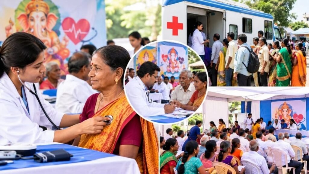 ‘श्रीगणेशा आरोग्याचा’ला राज्यभर प्रतिसाद ५३ हजारांहून अधिक आरोग्य शिबिरांचे आयोजन