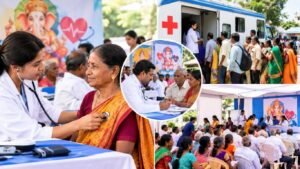 ‘श्रीगणेशा आरोग्याचा’ला राज्यभर प्रतिसाद ५३ हजारांहून अधिक आरोग्य शिबिरांचे आयोजन